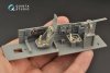 Quinta Studio QD35054 Ju 87G 3D-Printed & coloured Interior on decal paper ( Border Model ) 1/35